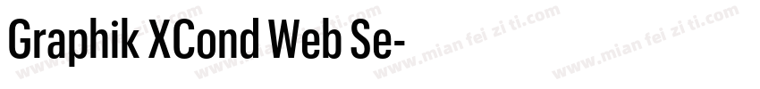 Graphik XCond Web Se字体转换